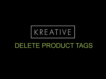 Delete Product Tags