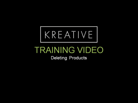 Deleting Products