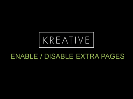 Enable / Disable Extra Pages