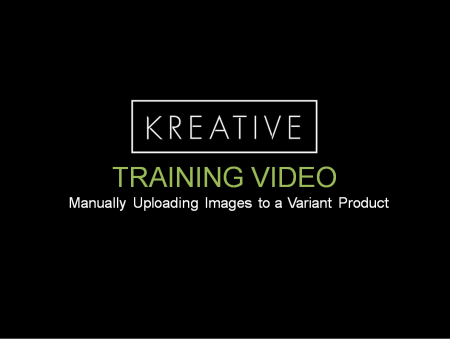 Manually Uploading Images to a Variant Product