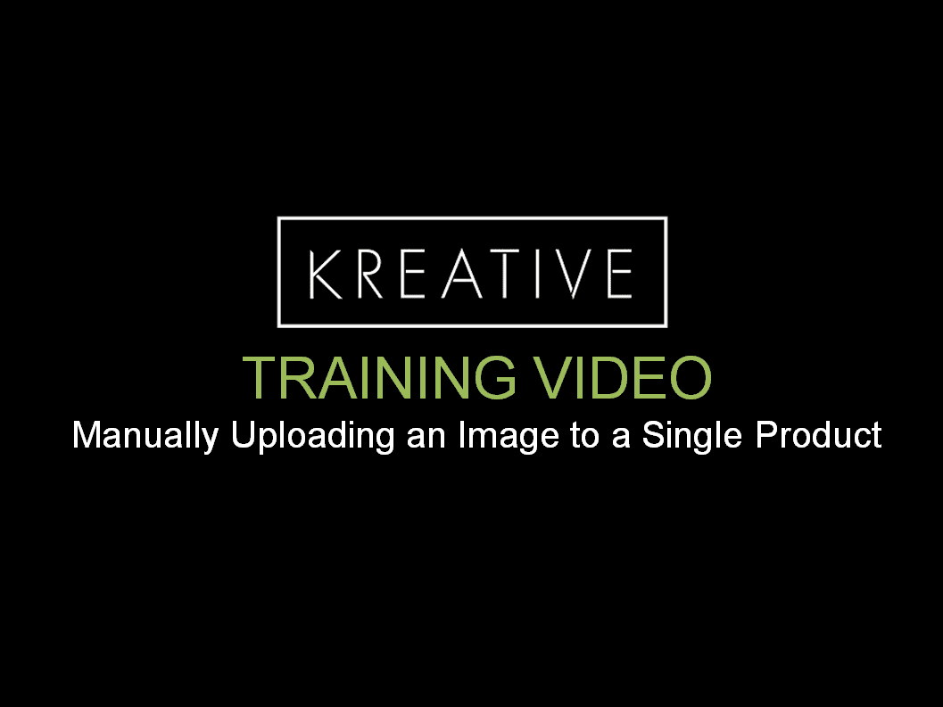 Manually Uploading Images to a Single Product
