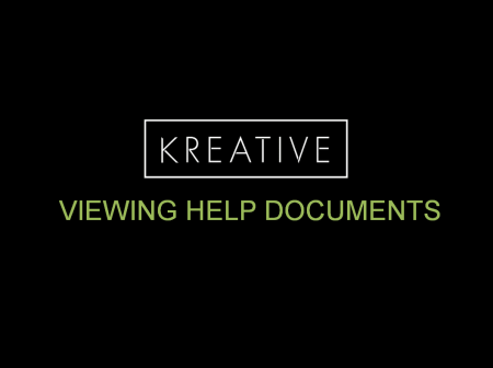 View Help Documents