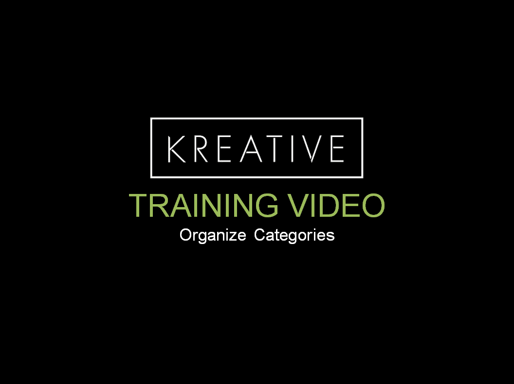 Organize Categories